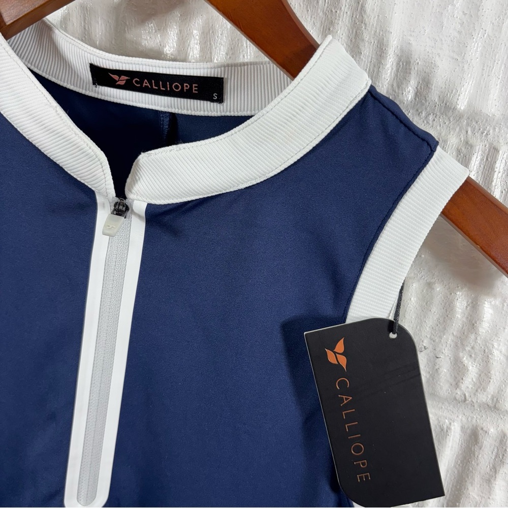 Calliope Golf The Player Dress Navy Small NWT - Picture 3 of 5